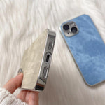 Custodia per telefono antiurto in TPU con motivo denim., For iPhone 16 Plus, For iPhone 16, For iPhone 15 Pro Max, For iPhone 15 Pro, For iPhone 15 Plus, For iPhone 15