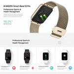Smart Band 10 Pro originale Xiaomi, schermo AMOLED da 1,74 pollici, impermeabile fino a 5 ATM, supporta il monitoraggio dell'ossigeno nel sangue e della frequenza cardiaca., Smart Band 10 Pro Black, Smart Band 10 Pro Silver, Smart Band 10 Pro Pink
