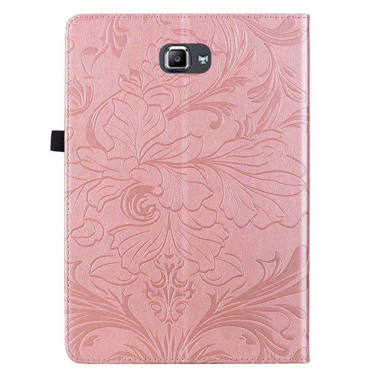 Custodia per tablet in ecopelle con motivo floreale in rilievo, For Galaxy Tab A 10.1 2016