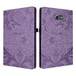 Custodia per tablet in ecopelle con motivo floreale in rilievo, For Galaxy Tab A 10.1 2016