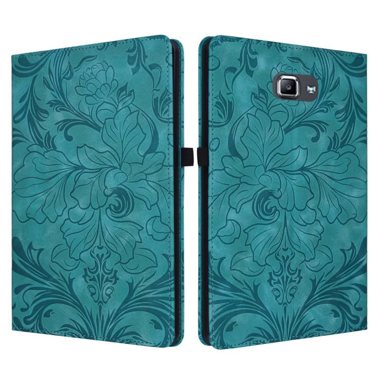Custodia per tablet in ecopelle con motivo floreale in rilievo, For Galaxy Tab A 10.1 2016