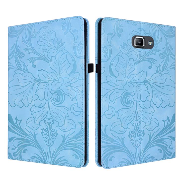 Custodia per tablet in ecopelle con motivo floreale in rilievo, For Galaxy Tab A 10.1 2016