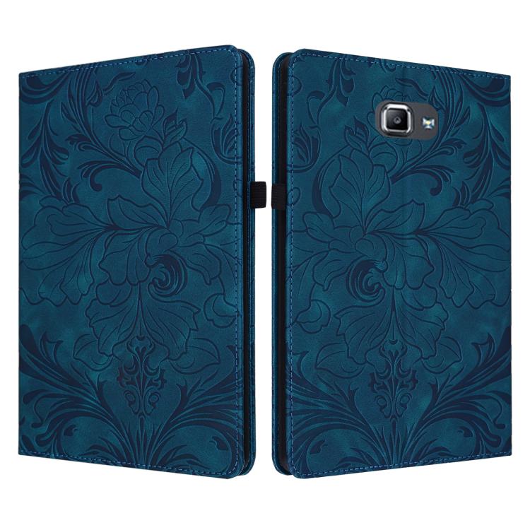 Custodia per tablet in ecopelle con motivo floreale in rilievo, For Galaxy Tab A 10.1 2016