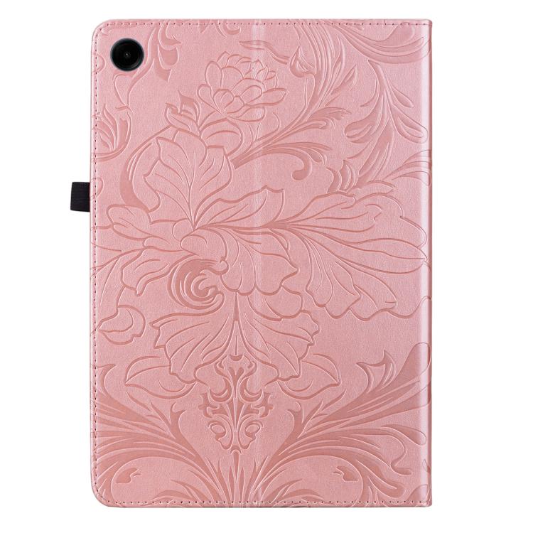 Custodia per tablet in ecopelle con motivo floreale in rilievo, For Galaxy Tab A9+, For Galaxy Tab A9, For Galaxy Tab A7 Lite 8.4 inch, For Galaxy Tab A 10.1 2019