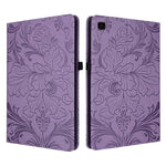 Custodia per tablet in ecopelle con motivo floreale in rilievo, For Galaxy Tab A9+, For Galaxy Tab A9, For Galaxy Tab A7 Lite 8.4 inch, For Galaxy Tab A 10.1 2019