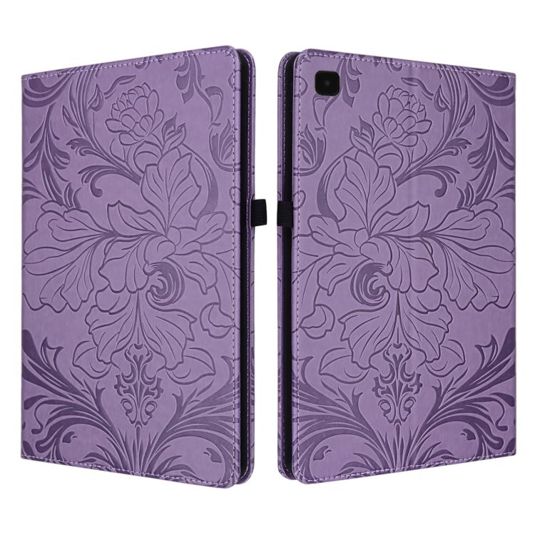 Custodia per tablet in ecopelle con motivo floreale in rilievo, For Galaxy Tab A9+, For Galaxy Tab A9, For Galaxy Tab A7 Lite 8.4 inch, For Galaxy Tab A 10.1 2019