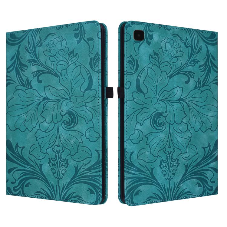 Custodia per tablet in ecopelle con motivo floreale in rilievo, For Galaxy Tab A9+, For Galaxy Tab A9, For Galaxy Tab A7 Lite 8.4 inch, For Galaxy Tab A 10.1 2019
