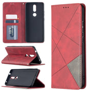 Custodia in pelle magnetica a rotazione orizzontale con struttura a rombo con supporto e slot per schede, For Nokia 2.4, For Nokia 3.4, For Xiaomi Mi 10T / 10 Pro 5G, For Xiaomi Mi 10T Lite 5G