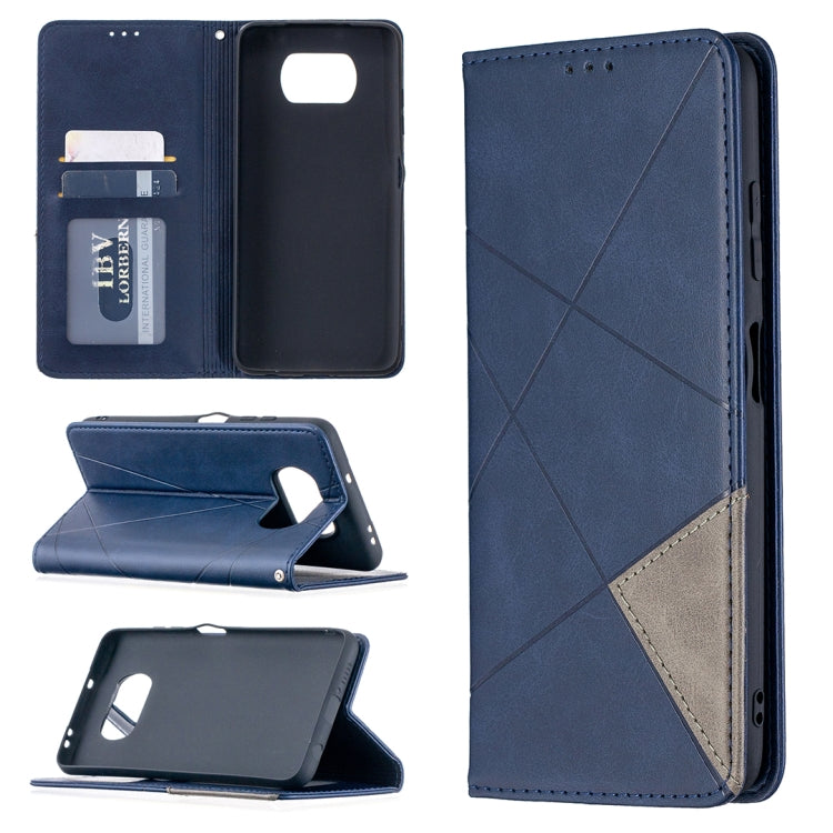 Custodia portafoglio in pelle con rotazione per Xiaomi Poco X3