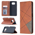 Custodia portafoglio in pelle con rotazione per Xiaomi Poco X3