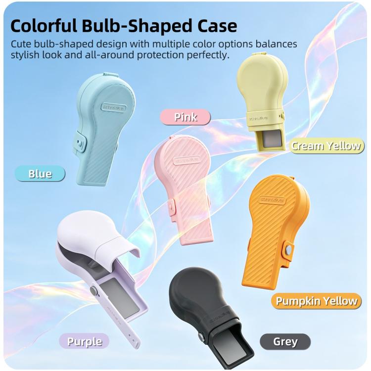 Sunnylife Cover protettiva per gimbal a forma di lampadina colorata, custodia protettiva per schermo della fotocamera, For DJI Osmo Pocket 4 / 3
