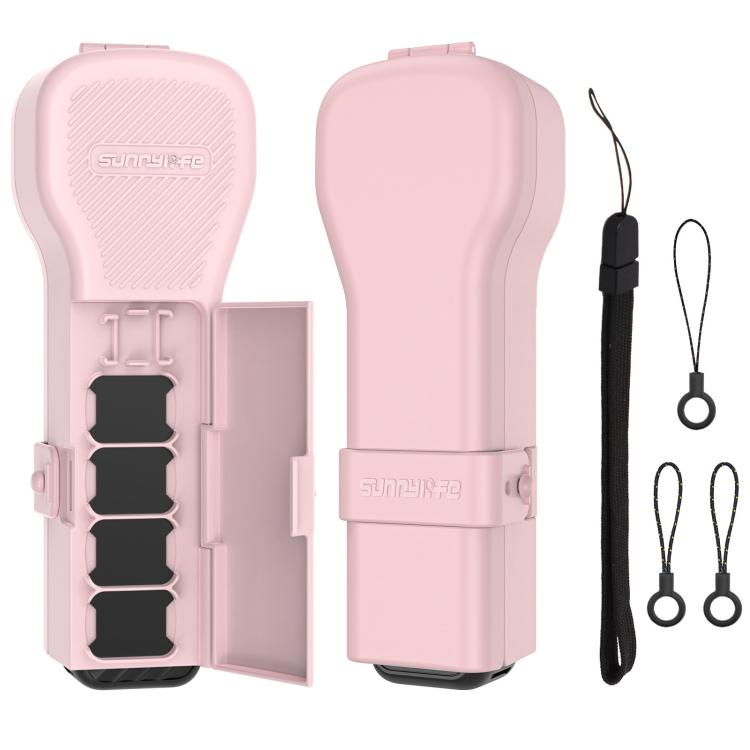 Custodia protettiva colorata Sunnylife per gimbal, guscio protettivo per fotocamera con porta filtri e scatola di conservazione, For DJI Osmo Pocket 4 / 3