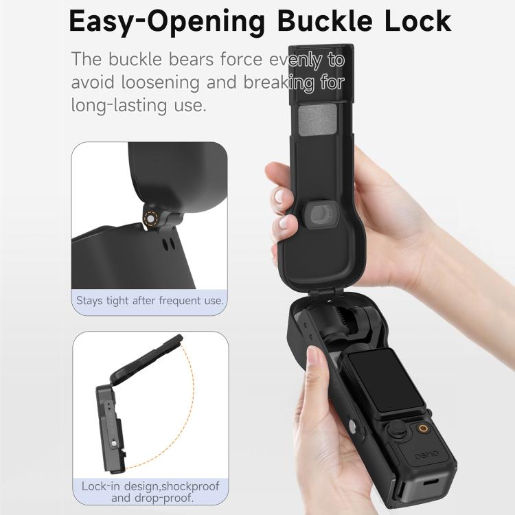 Custodia protettiva colorata Sunnylife per gimbal, guscio protettivo per fotocamera con porta filtri e scatola di conservazione, For DJI Osmo Pocket 4 / 3