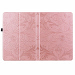 Custodia per tablet in ecopelle con motivo floreale in rilievo, For iPad Pro 12.9 2020 2021