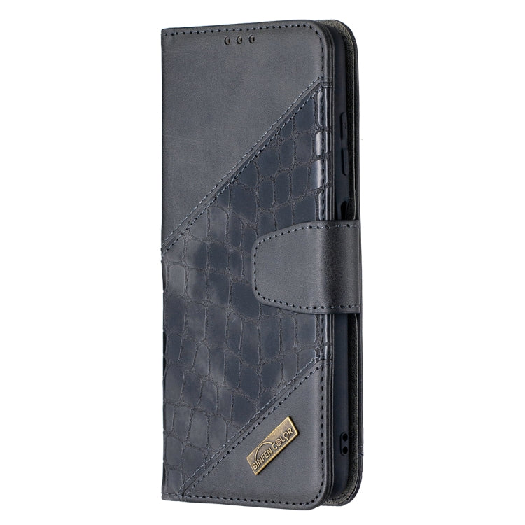 Custodia in pelle sintetica a vibrazione orizzontale con trama in coccodrillo abbinata con portafoglio, supporto e slot per carte, For Xiaomi Mi Poco X3