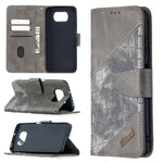 Custodia in pelle sintetica a vibrazione orizzontale con trama in coccodrillo abbinata con portafoglio, supporto e slot per carte, For Xiaomi Mi Poco X3