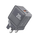 Caricabatterie WK WP-U104 Swift da 20 W con porte USB-C/Type-C e USB-A., US Plug, EU Plug, UK Plug