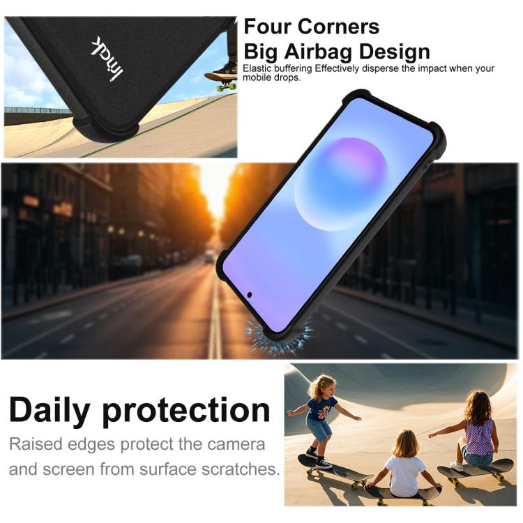 Custodia per telefono Imak antiurto con airbag in TPU, For Galaxy A27 5G