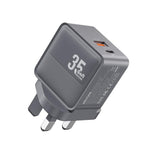 Caricabatterie rapido WK WP-U105 da 35 W con porte USB-C/Type-C e USB-A., US Plug, EU Plug, UK Plug