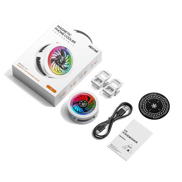 WK K6 - Sistema di raffreddamento per cellulari con controllo avanzato della temperatura, K6