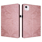 Custodia per tablet in ecopelle con motivo floreale in rilievo e funzione di sospensione/riattivazione, For iPad Air 13 2026/2025/2024, For iPad Air 11 2024/2025/2026, For iPad Pro 11 2024 / 2025, For iPad 2025 / 2022