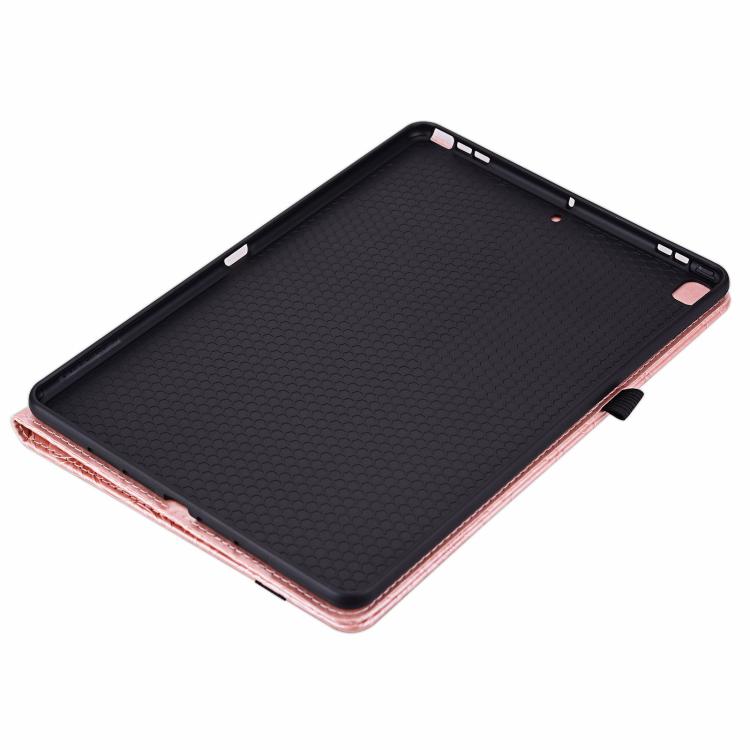 Custodia per tablet in ecopelle con motivo floreale in rilievo e funzione di sospensione/riattivazione, For iPad Air 13 2026/2025/2024, For iPad Air 11 2024/2025/2026, For iPad Pro 11 2024 / 2025, For iPad 2025 / 2022