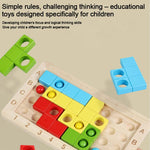 Cubo magico per bambini, puzzle di costruzioni in legno educativo