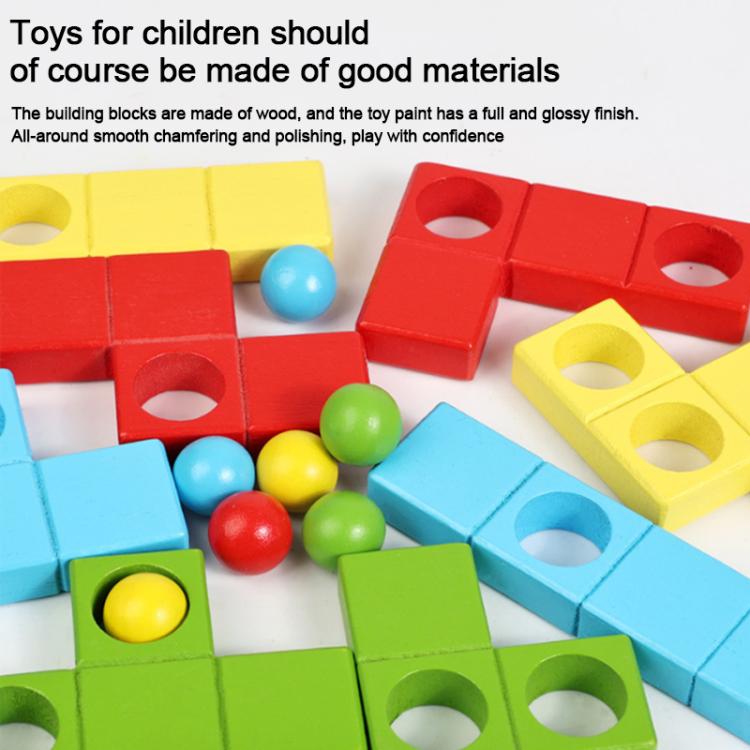 Cubo magico per bambini, puzzle di costruzioni in legno educativo