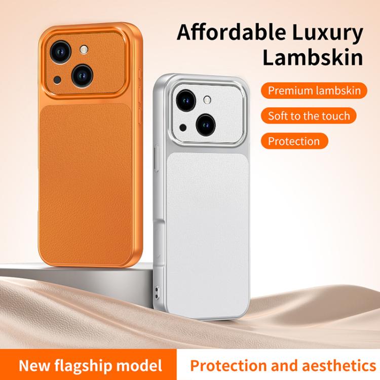 WANLONFENG Custodia per telefono in PC TPU con texture effetto pelle di agnello e 2 pellicole protettive per lo schermo incluse., For iPhone 13, For iPhone 12, For iPhone 12 Pro Max, For iPhone 12 Pro