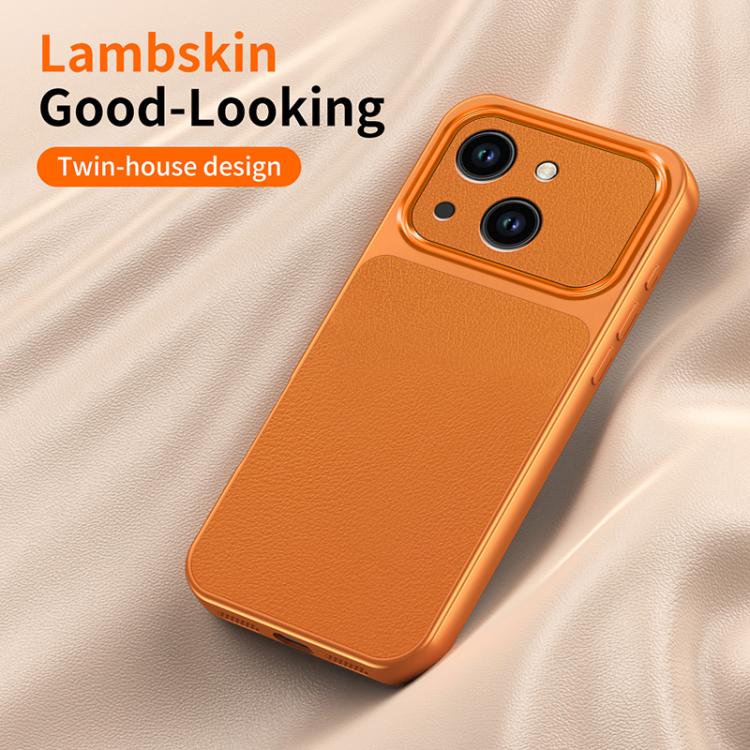 WANLONFENG Custodia per telefono in PC TPU con texture effetto pelle di agnello e 2 pellicole protettive per lo schermo incluse., For iPhone 13, For iPhone 12, For iPhone 12 Pro Max, For iPhone 12 Pro