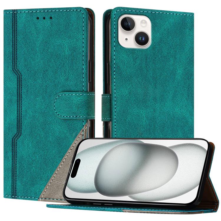 Custodia per telefono in ecopelle con fibbia in tinta, For iPhone 15, For iPhone 14 Plus, For iPhone 14 / 13, For iPhone 14 Pro