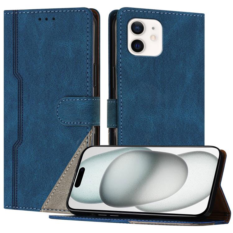 Custodia per telefono in ecopelle con fibbia in tinta, For iPhone 13 mini, For iPhone 12 / 12 Pro, For iPhone 12 Pro Max, For iPhone 12 mini