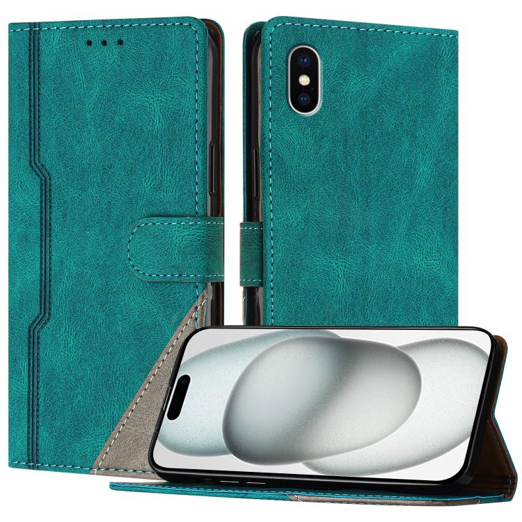 Custodia per telefono in ecopelle con fibbia in tinta, For iPhone 11 Pro Max, For iPhone 11, For iPhone 11 Pro, For iPhone X / XS