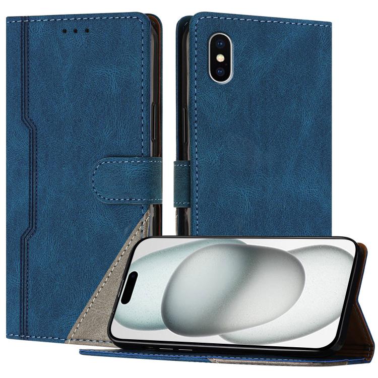 Custodia per telefono in ecopelle con fibbia in tinta, For iPhone XR, For iPhone XS Max, For iPhone 8 Plus / 7 Plus