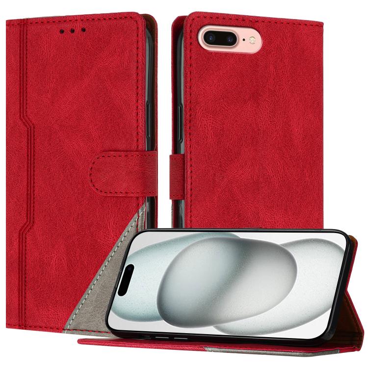 Custodia per telefono in ecopelle con fibbia in tinta, For iPhone XR, For iPhone XS Max, For iPhone 8 Plus / 7 Plus