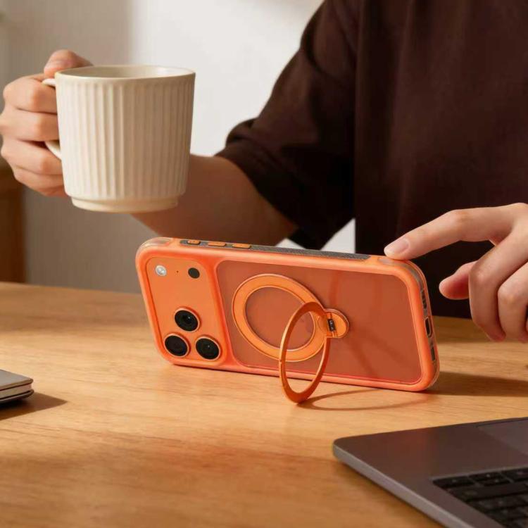 Custodia per telefono con supporto magnetico della serie Mutura ArtShield, For iPhone 17 Pro Max, For iPhone 17 Pro
