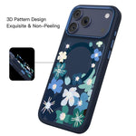 Custodia magnetica per telefono della serie "Mutura Flora Story"., For iPhone 17 Pro Max, For iPhone 17 Pro