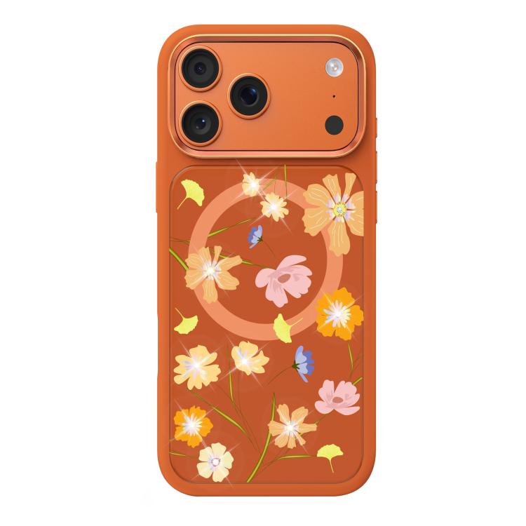 Custodia magnetica per telefono della serie "Mutura Flora Story"., For iPhone 17 Pro Max, For iPhone 17 Pro