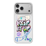 Custodia magnetica per telefono della serie Mutura Graffiti, For iPhone 17 Pro Max, For iPhone 17 Pro