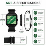 Orologio al quarzo SANDA 3261, colorato, casual, resistente all'acqua fino a 5 ATM, ideale per studenti., Nylon Beige, Nylon Black, Nylon Green