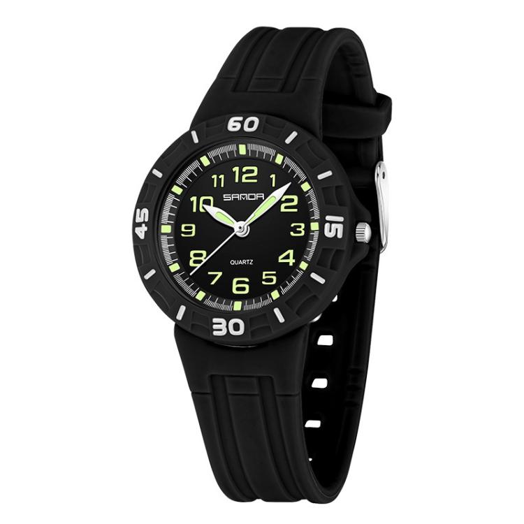 Orologio per bambini SANDA 6386 semplice, impermeabile fino a 5 ATM e luminoso.
