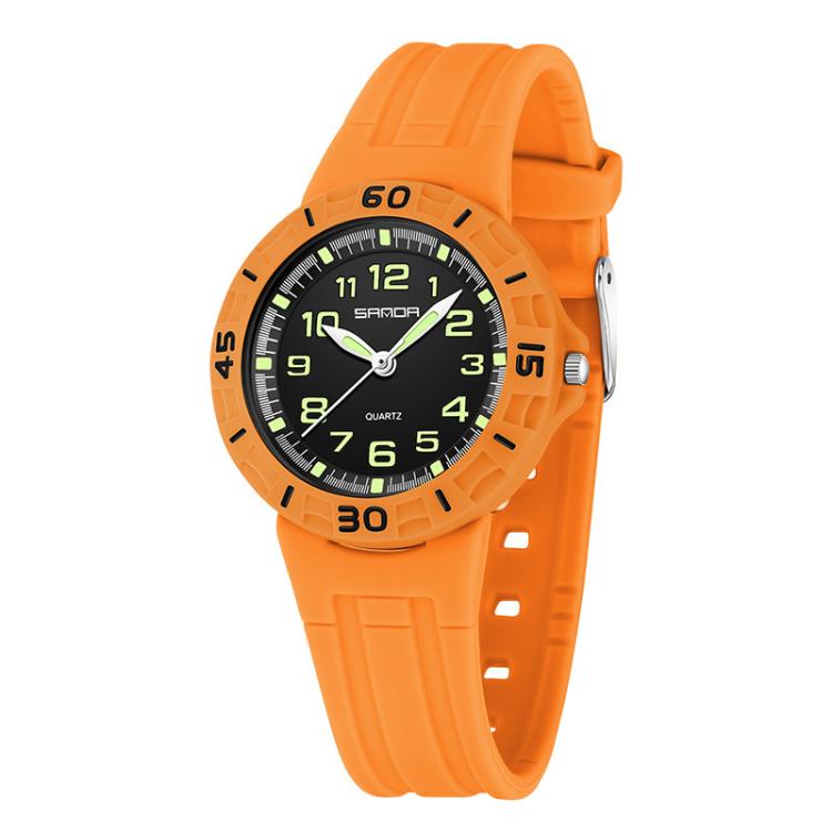 Orologio per bambini SANDA 6386 semplice, impermeabile fino a 5 ATM e luminoso.