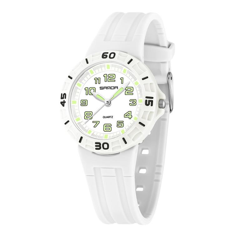 Orologio per bambini SANDA 6386 semplice, impermeabile fino a 5 ATM e luminoso.