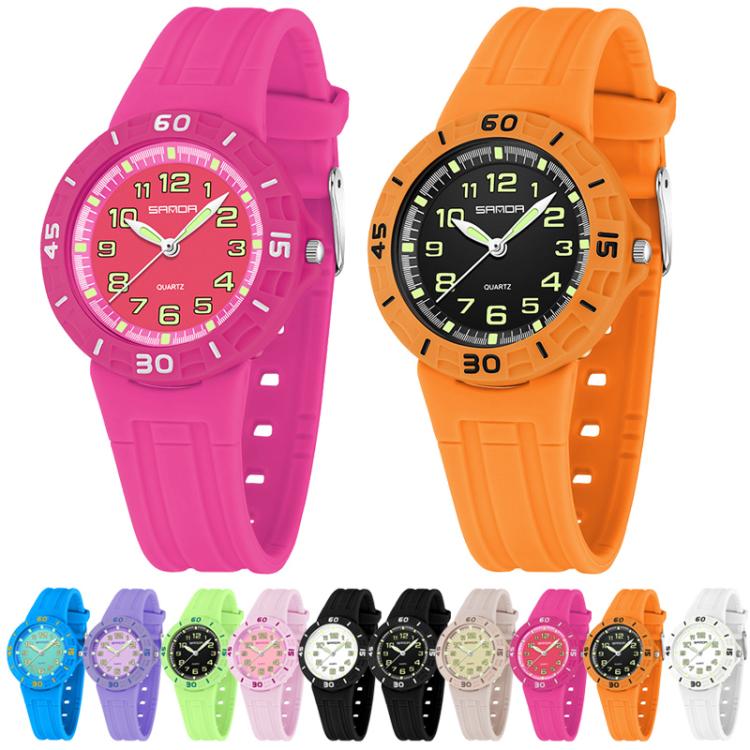Orologio per bambini SANDA 6386 semplice, impermeabile fino a 5 ATM e luminoso.