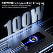 DOONJIEY USB3.2 PD 100W USB-C / Type-C to USB-C / Type-C Full-function Phone Holder Cable，Length：2m