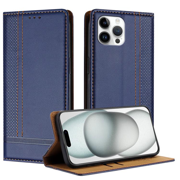 Custodia per telefono in ecopelle vegana antigraffio con design a cuciture., For iPhone 12, For iPhone 12 Pro Max, For iPhone 12 Pro