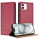 Custodia per telefono in ecopelle vegana antigraffio con design a cuciture., For iPhone 12 mini, For iPhone 11 Pro Max, For iPhone 11