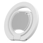 Supporto per telefono ad anello magnetico pieghevole a doppia faccia, in tinta unita.