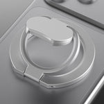 Supporto per telefono ad anello magnetico pieghevole a doppia faccia, in tinta unita.