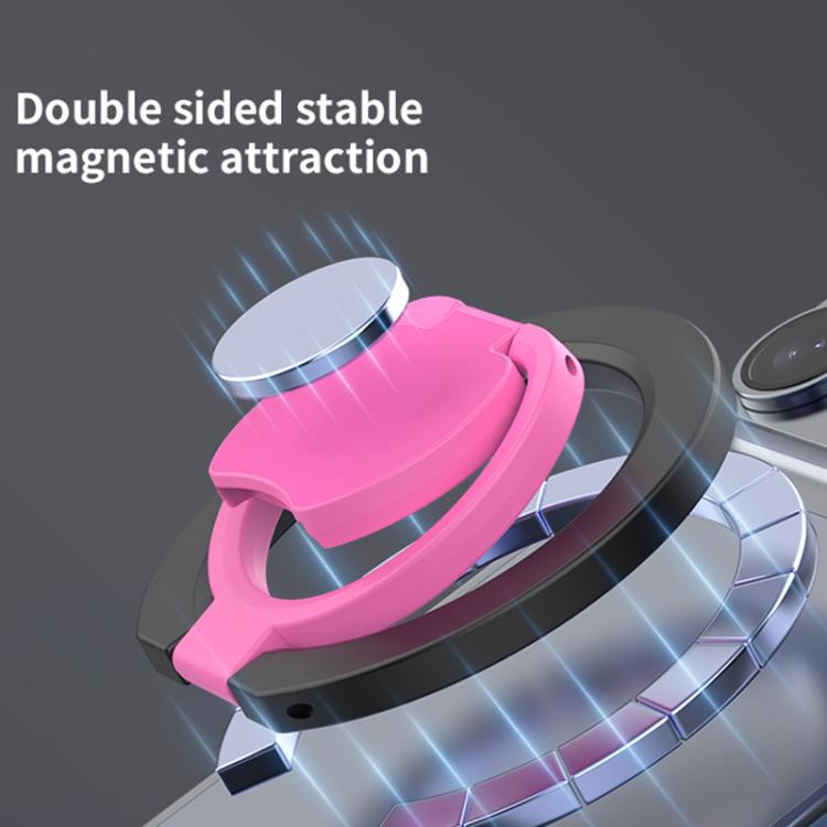 Supporto per telefono ad anello magnetico pieghevole a doppia faccia con blocchi di colore